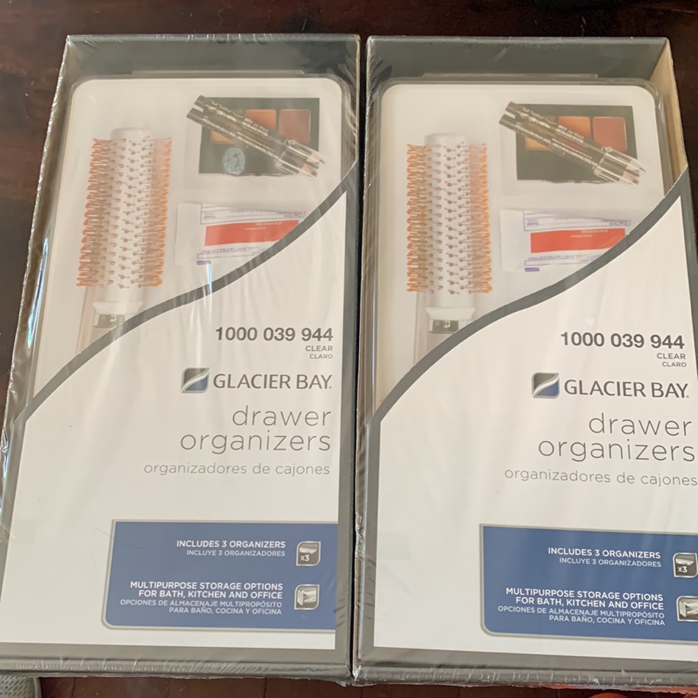 NIB Glacier Bay Drawer Organizers - 3 organizers per set - Picture 9 of 12